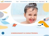 Website Screenshot KINDERDENTIST-Praxis Charlottenburg