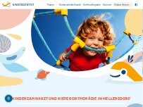 Website Screenshot KINDERDENTIST-Praxis Hellersdorf