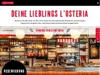 Website Screenshot L'Osteria Hamburg Marzipanfabrik