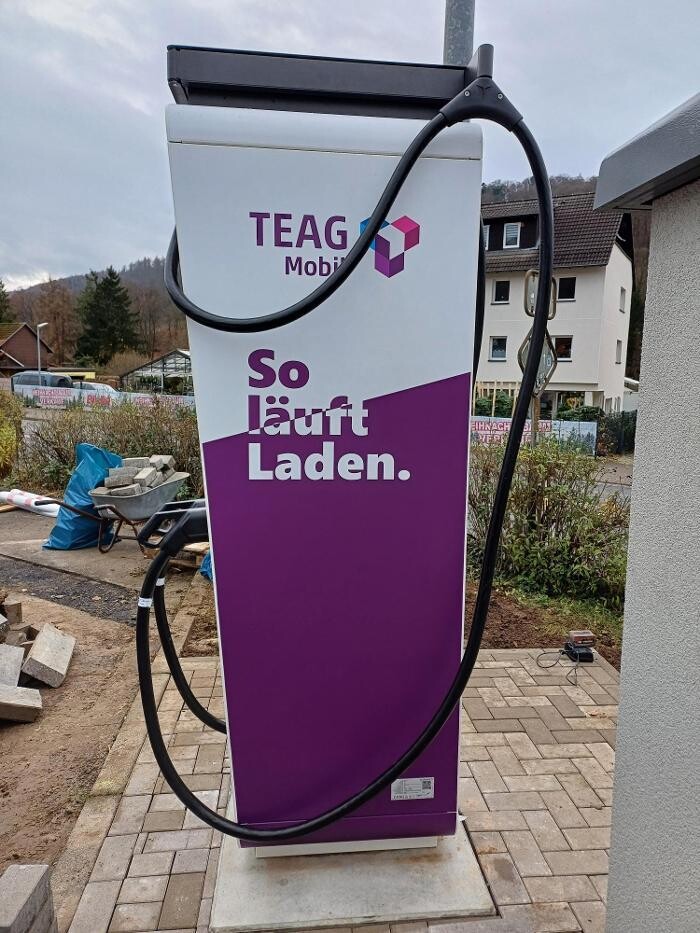 Bilder TEAG Mobil-Ladestation