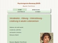 Website Screenshot Psychologische Beratung (DGIP) - Thiele-Reuter