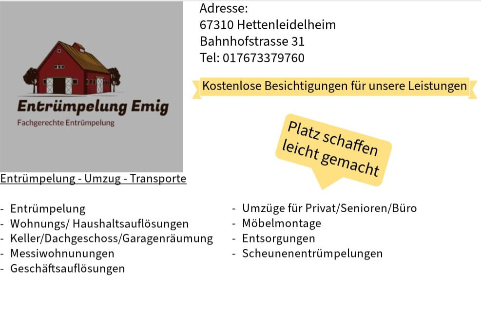 Entrümpelung Emig Logo