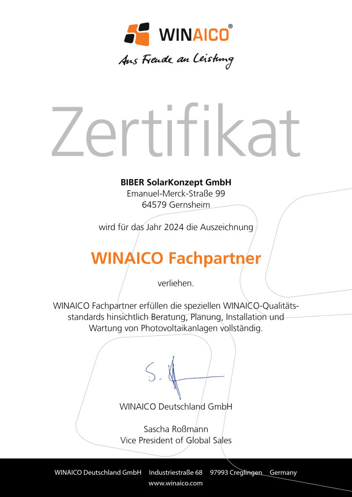 Bilder BIBER SolarKonzept GmbH