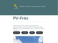 Website Screenshot Timo Fritz Photovoltaik