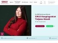 Website Screenshot ERGO Versicherung Tatjana Staudt
