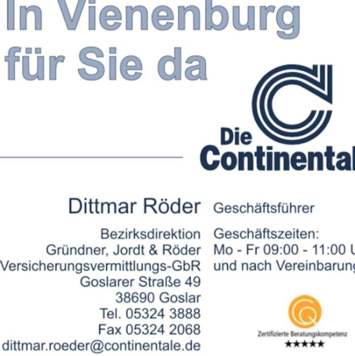 Continentale Versicherung Dittmar Röder Logo
