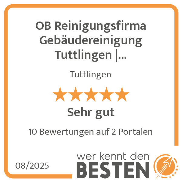 Bilder OB Reinigungsfirma Gebäudereinigung Tuttlingen | Glasreinigung | Unterhaltsreinigung | Baureinigung | Hausmeisterservice