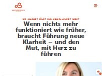 Website Screenshot Marion Bredebusch - Herz führt