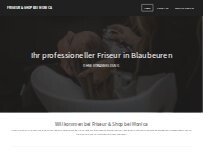 Website Screenshot Friseur & Shop bei Monica