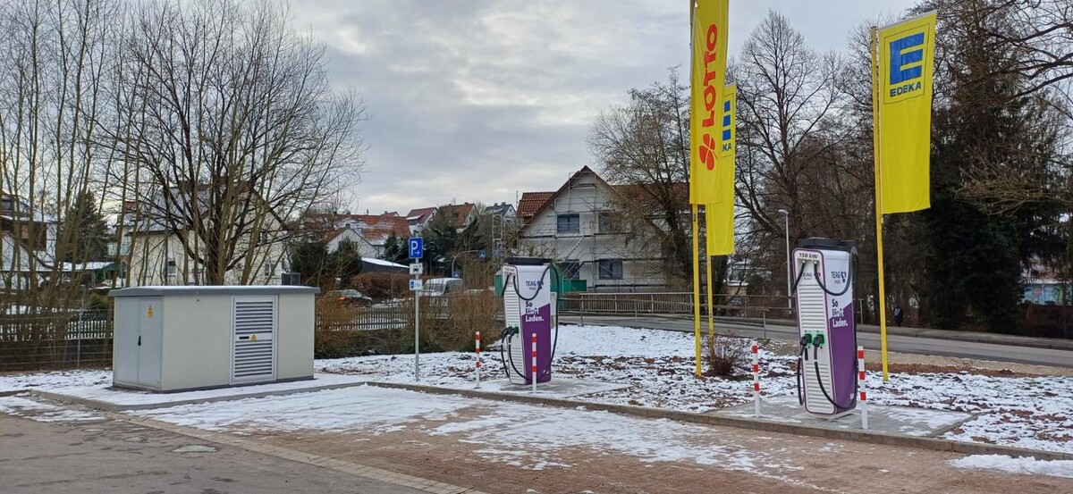 Bilder TEAG Mobil-Ladestation