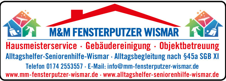 M&M FENSTERPUTZER WISMAR Logo