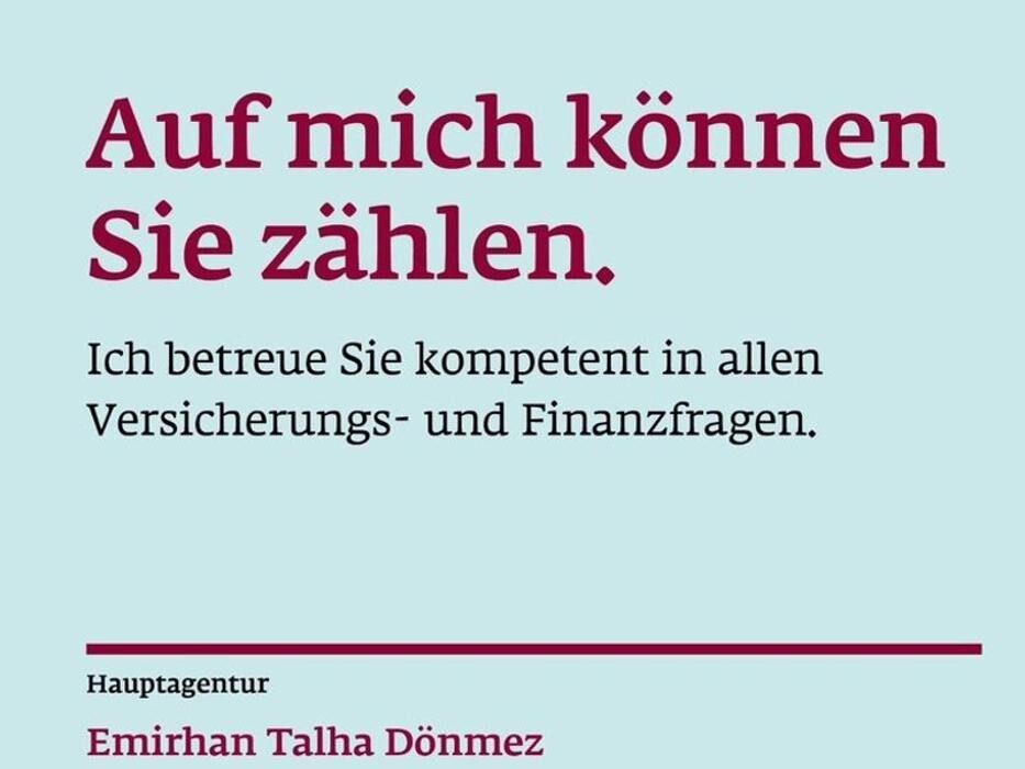 Bilder ERGO Versicherung Emirhan Talha Dönmez