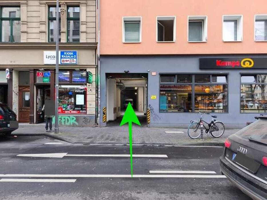 Bilder ampido Parkplatz