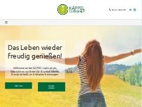 Website Screenshot Physiotherapie Käppel im Gesundheitszentrum
