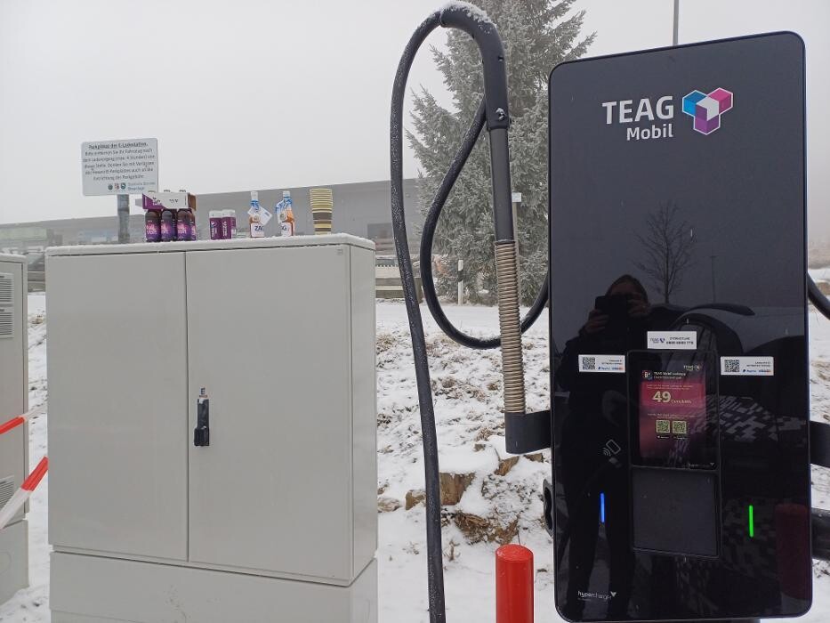 Bilder TEAG Mobil-Ladestation