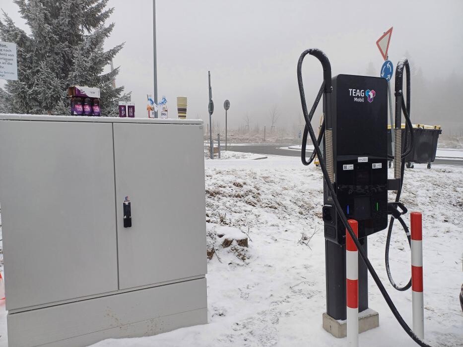 Bilder TEAG Mobil-Ladestation