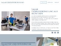 Website Screenshot Salar Gebäudereinigung