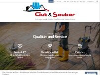 Website Screenshot Gut & Sauber Dienstleistungen