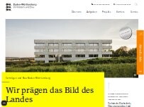 Website Screenshot Vermögen und Bau Baden-Württemberg Amt Ulm