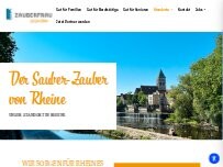 Website Screenshot Zauberfrau - Professionelle Haushaltshilfe in Rheine