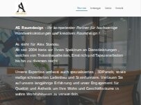 Website Screenshot AS Raumdesign