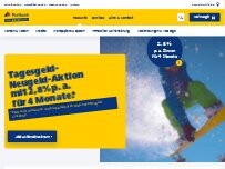 Website Screenshot Postbank Geldautomat