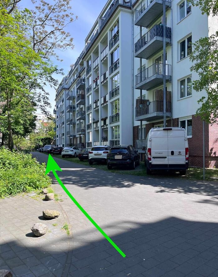 Bilder ampido Parkplatz