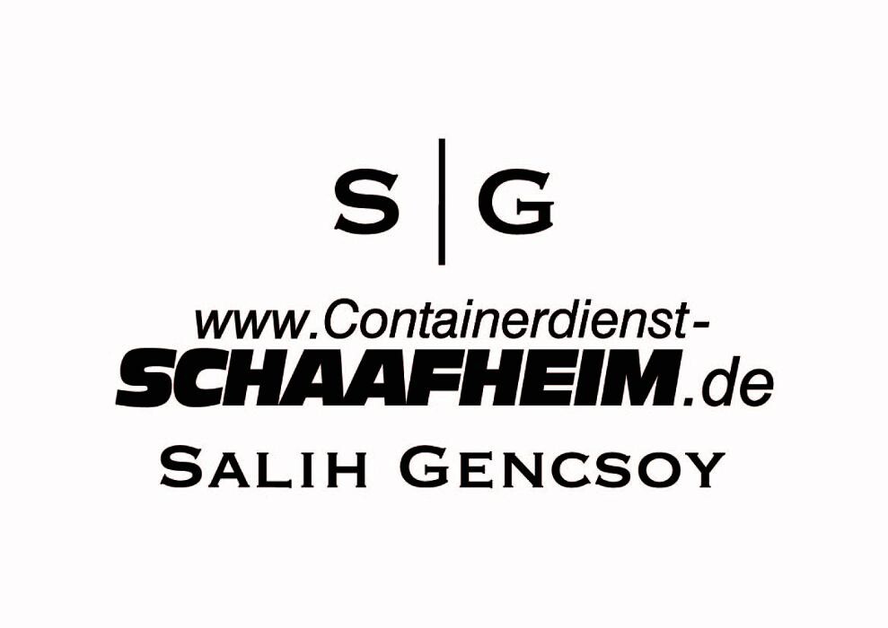 Containerdienst Schaafheim Salih Gencsoy Logo