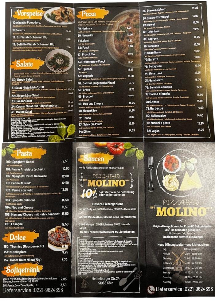 Bilder Pizzabar Molino