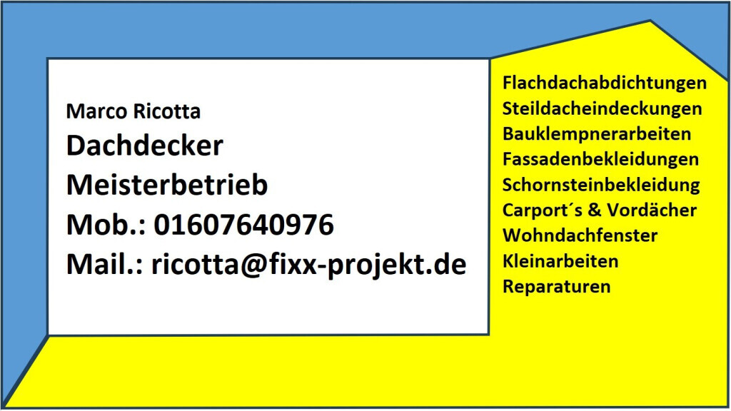 Dachdeckermeister Marco Ricotta Logo