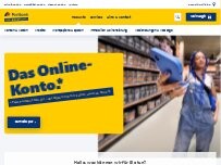 Website Screenshot Postbank Geldautomat