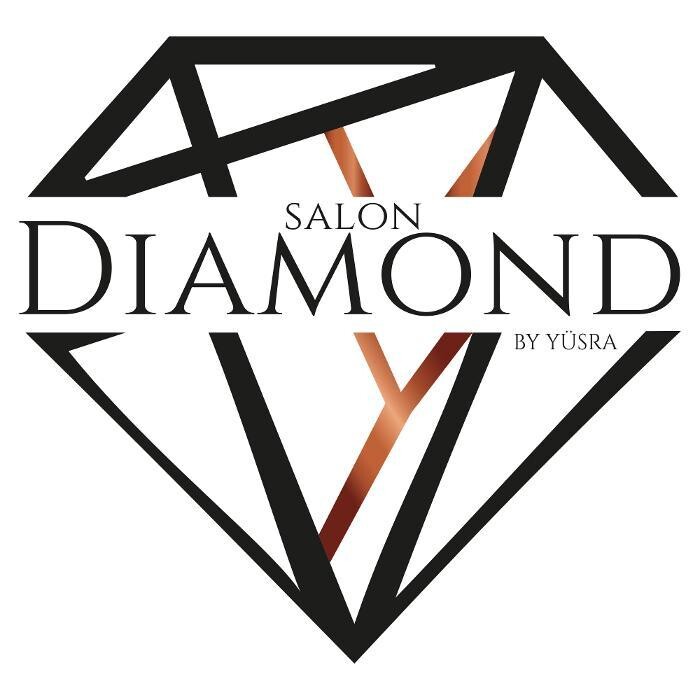 Salon Diamond Friseur, Kosmetik & Beauty Logo