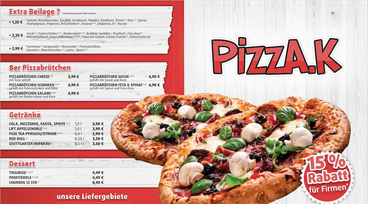 Bilder PizzA.K Hechingen