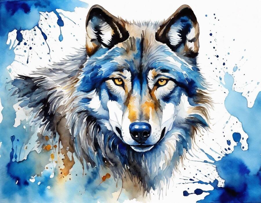 DIY Wolf Logo