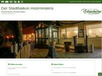 Website Screenshot Felsenkeller Holzminden