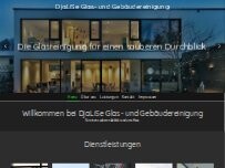 Website Screenshot DjaLiSe Glas- und Gebäudereinigung