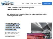 Website Screenshot Sachverständigenbüro Ghazaryan | Kfz-Gutachter