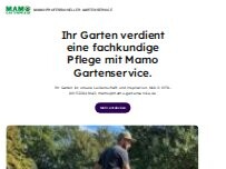 Website Screenshot Mamo - Professioneller Gartenservice