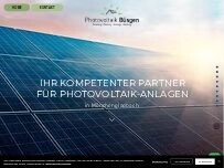 Website Screenshot Photovoltaik Büsgen GmbH
