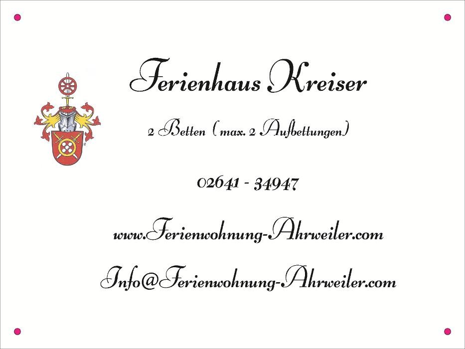 Ferienwohnung Ahrweiler Logo