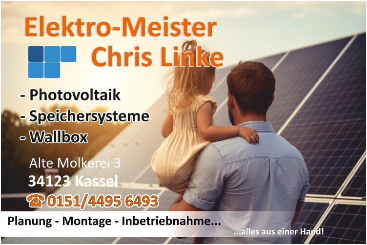 Bilder Elektro-Meister Chris Linke Photovoltaik