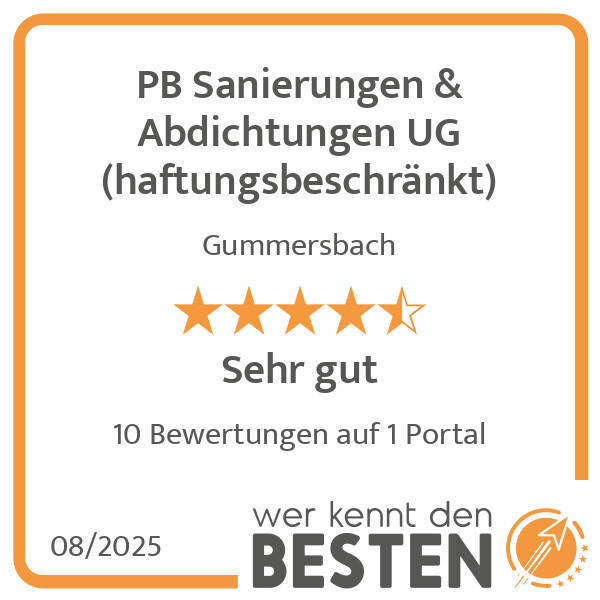 Bilder PB Sanierungen & Abdichtungen UG (haftungsbeschränkt)