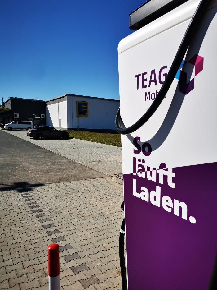 Bilder TEAG Mobil-Ladestation