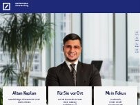 Website Screenshot Altan Kaplan, Selbstständiger Finanzberater für die Deutsche Bank