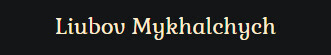 Modeatelier bei Liubov Mykhalchych Logo