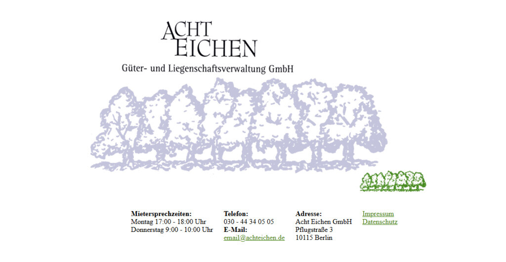 Acht Eichen Güter- und Liegenschaftsverwaltung GmbH Logo