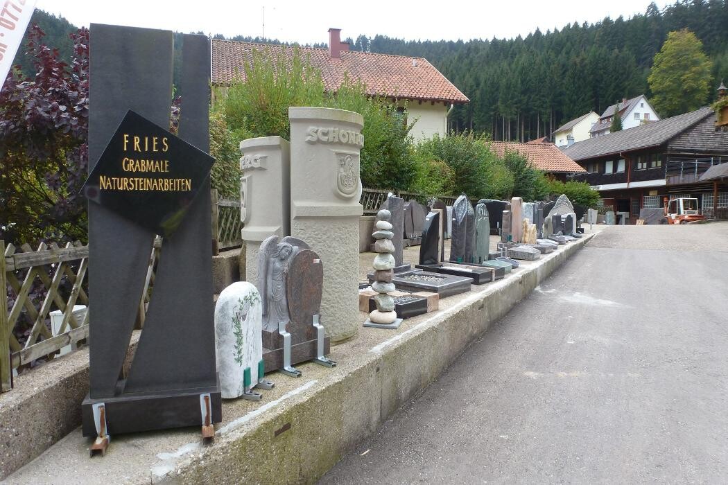 Bilder FRIES Bestattungen l Grabmale | Betriebsstätte Schonach