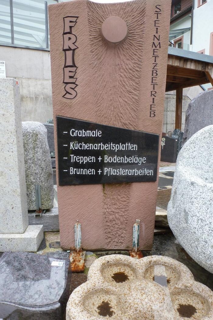 Bilder FRIES Bestattungen l Grabmale | Betriebsstätte Schonach