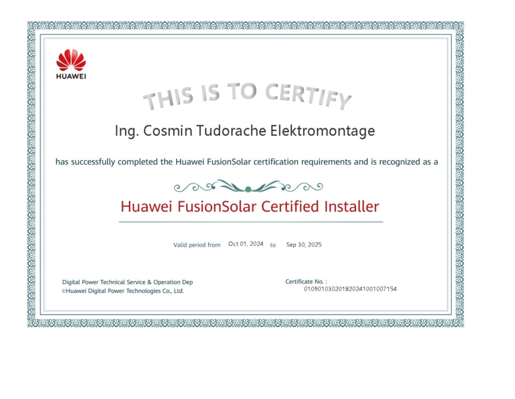 Bilder Ing. Cosmin Tudorache Elektromontage GmbH