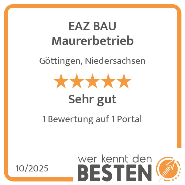 Bilder EAZ BAU Maurerbetrieb